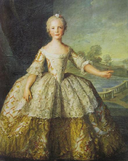 Jjean-Marc nattier Isabella de Bourbon, Infanta of Parma Sweden oil painting art